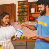 7 - Myfitness Chocolate Peanut Butter,  1.2 kg  Smooth Pack of 2 