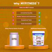 3 - Myfitness Honey Peanut Butter,  1.250 kg  Smooth 