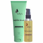 Lely's Acne Squash Face Wash 70ml & Hair Care Serum 50ml Combo, 2 Piece(s)/Pack for All Skin Types