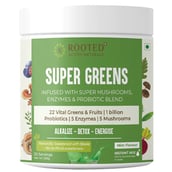 Rooted Active Naturals Super Greens Flavour Mint,  250 g 
