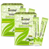 1 - Zindagi Instant Green Coffee (Pack of 2), 20 sachets/pack