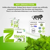 6 - Zindagi Stevia (Pack of 10),  50 sachets/pack 