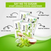 6 - Zindagi Stevia Loose (Pack of 4),  100 sachets/pack 