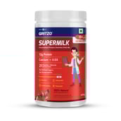 2 - Gritzo SuperMilk Genius for 13+ Yrs Personalized Protein & Nutrition Drink Mix, 400 g Double Chocolate