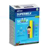 2 - Gritzo SuperMilk Height+ for 4-7 Yrs Personalized Protein & Nutrition Drink Mix,  66.66 g  Double Chocolate (Trial Pack) 