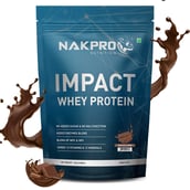 1 - Nakpro Impact Whey Protein,  2.2 lb  Chocolate 