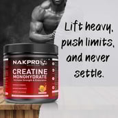 7 - Nakpro Creatine Monohydrate,  Fruit Punch (Jar)  0.55 lb 