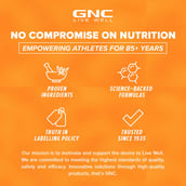 6 - GNC AMP Gold Series BCAA Advanced,  0.88 lb  30 Servings  Tangy Orange 