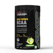 1 - GNC AMP Gold Series BCAA Advanced,  0.88 lb  30 Servings  Green Apple 