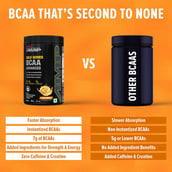 5 - GNC AMP Gold Series BCAA Advanced,  0.88 lb  30 Servings  Tangy Orange 