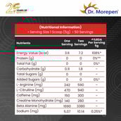 3 - Dr. Morepen Muscle Food Pre Workout,  0.55 lb  Pineapple Play 