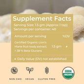 3 - Rooted Active Naturals Lion's Mane Organic Mushroom Extract,  60 g 