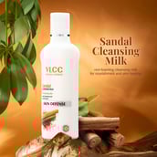 2 - VLCC Sandal Cleansing Milk, 100 ml Skin Defense