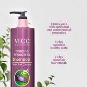 2 - VLCC Onion & Fenugreek Shampoo,  300 ml  Hair Fall Control 