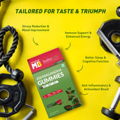 5 - Koshaveda Ashwagandha by MuscleBlaze,  30 gummies  Cranberry Mint