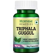 1 - Morpheme Remedies Triphala-Guggul (500 mg),  60 veggie capsule(s) 