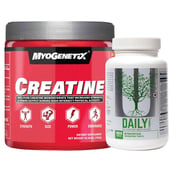 1 - MYOGENETIX Creatine & Universal Nutrition Daily Formula 100 tablets Combo,  Unflavoured  0.66 lb 