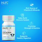 4 - INLIFE Cow Colostrum,  60 veggie capsule(s) 