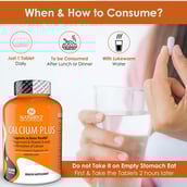 8 - Naturyz Calcium Calcium with Magnesium Zinc & Vit D,  120 tablet(s)  Unflavoured 