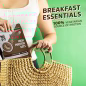 7 - MuscleBlaze High Protein Oats,  1 kg  Dark Chocolate 