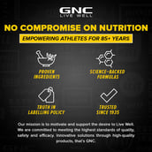 9 - GNC Pro Performance 100% Whey Protein & Black Shaker 700 ml Combo,  4 lb  Chocolate Fudge 