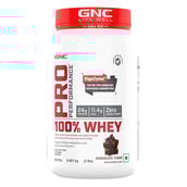 2 - GNC Pro Performance 100% Whey Protein & Black Shaker 700 ml Combo, 2 lb Chocolate Fudge