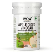 1 - Wow Life Science Apple Cider Vinegar with Mother + Probiotics,  3 tablet(s)  Green Apple 