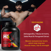 8 - MuscleBlaze Super Gainer Black,  6.6 lb  Chocolate 