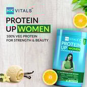 2 - HealthKart HK Vitals ProteinUp Women Strength & Beauty,  1.1 lb  Vanilla 
