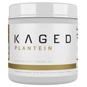 1 - Kaged Muscle Plantein Protein Powder,  1.2 lb  Cinnamon Roll 