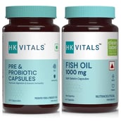 HealthKart HK Vitals Pre and Probiotics & Fish Oil Combo