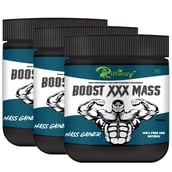1 - Riffway Boost XXX Mass Weight Gainer,  0.22 lb  Unflavoured (Pack of 3) 