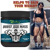 3 - Riffway Boost XXX Mass Weight Gainer,  0.22 lb  Unflavoured (Pack of 3) 