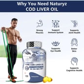 4 - Naturyz Icelandic Pure Cod Liver Oil, 100 softgels