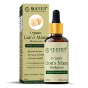 1 - Rooted Active Naturals Lion's Mane Organic Mushroom Extract,  30 ml 