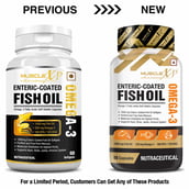 2 - MuscleXP Omega 3 Fish Oil 1000 mg,  60 softgels 