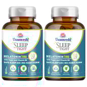 1 - Vaamveda Melatonin Sleeping Pills Strong Medication Neend with Tagar B6,  60 tablet(s)  Unflavoured (Pack of 2) 
