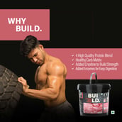 6 - Build Ultimate Mass Gainer, 11 lb Spanish Strawberry & Banana