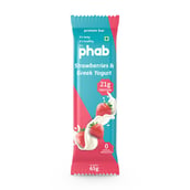 1 - Phab Protein Bar,  6 bar(s)  Strawberries & Greek Yogurt (21g Protein) 