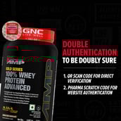 8 - GNC Amp Gold Series 100% Whey Protein Advanced,  2 lb  Double Rich Chocolate 