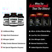 6 - GNC Amp Gold Series 100% Whey Protein Advanced,  4 lb  Vanila Ice Cream 