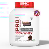 1 - GNC Pro Performance 100% Whey Protein,  4 lb  Chocolate Fudge 