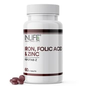 1 - INLIFE Iron Folic Acid & Zinc,  60 tablet(s) 