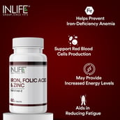 4 - INLIFE Iron Folic Acid & Zinc,  60 tablet(s) 