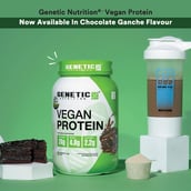 6 - Genetic Nutrition Vegan Protein,  2.2 lb  Caffe Latte 