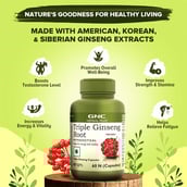 GNC Triple Ginseng Root,  90 capsules