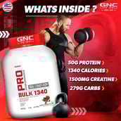 2 - GNC Pro Performance Bulk 1340,  4.4 lb  Double Chocolate