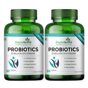 1 - Simply Herbal Probiotics,  60 capsules  Unflavoured (Pack of 2) 