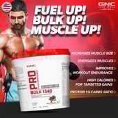 1 - GNC Pro Performance Bulk 1340,  8.8 lb  Double Chocolate