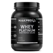 1 - Nakpro Whey Platinum Whey Protein Isolate,  2.2 lb  Unflavored (Jar) 
